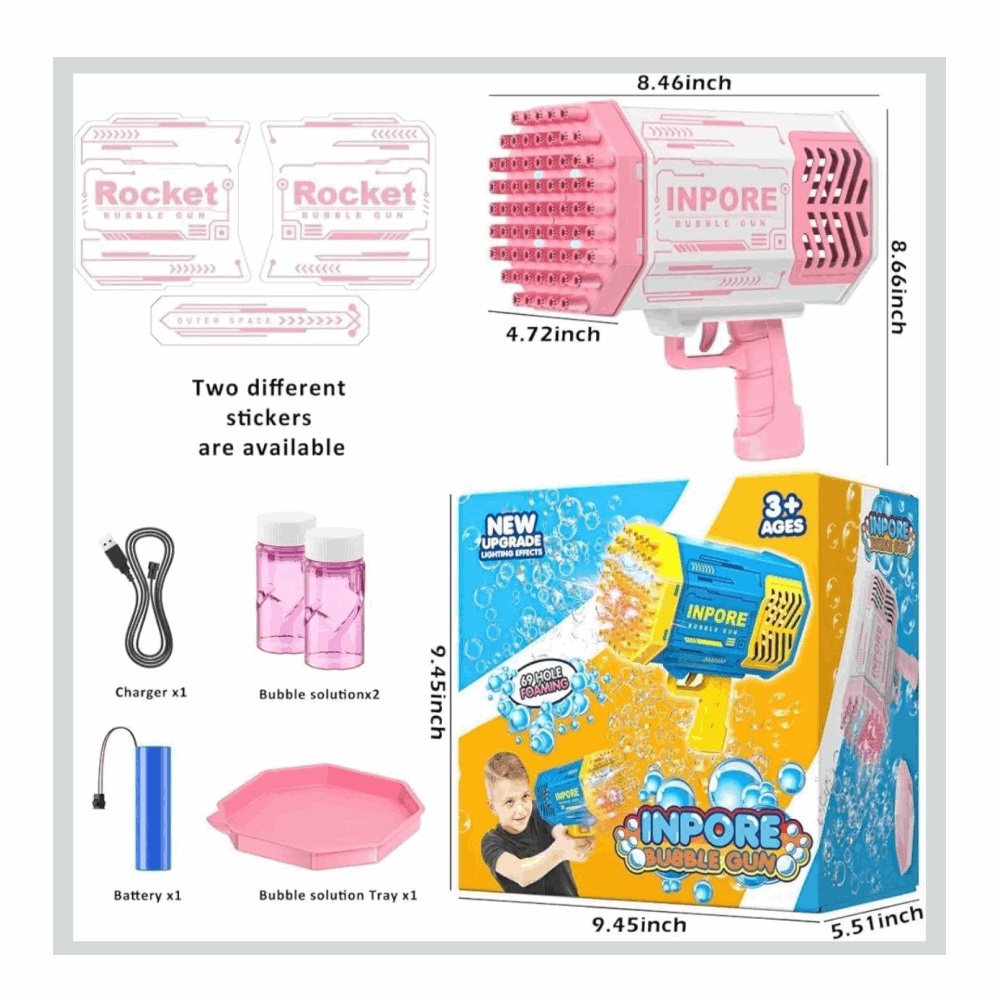 بنادق ومسدسات مسدس بابلز 69فتحه بشاحن