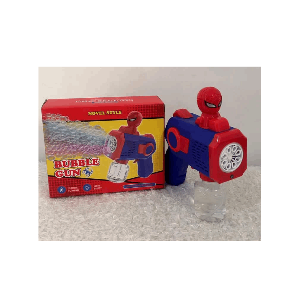 بنادق ومسدسات مسدس صابون بابلز مروحه اسبيدرمان كود4-374